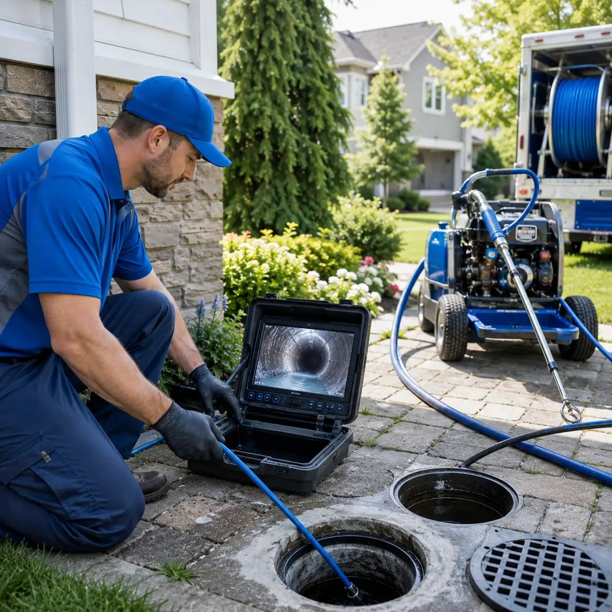 Outdoor drain cleaning professionals serving Trout Creek, MI