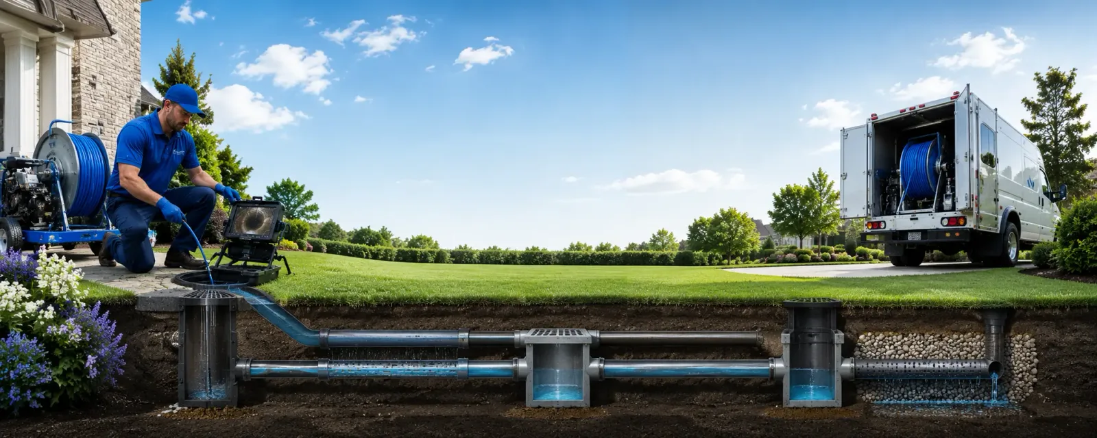 Outdoor drain cleaning information for Trout Creek, MI